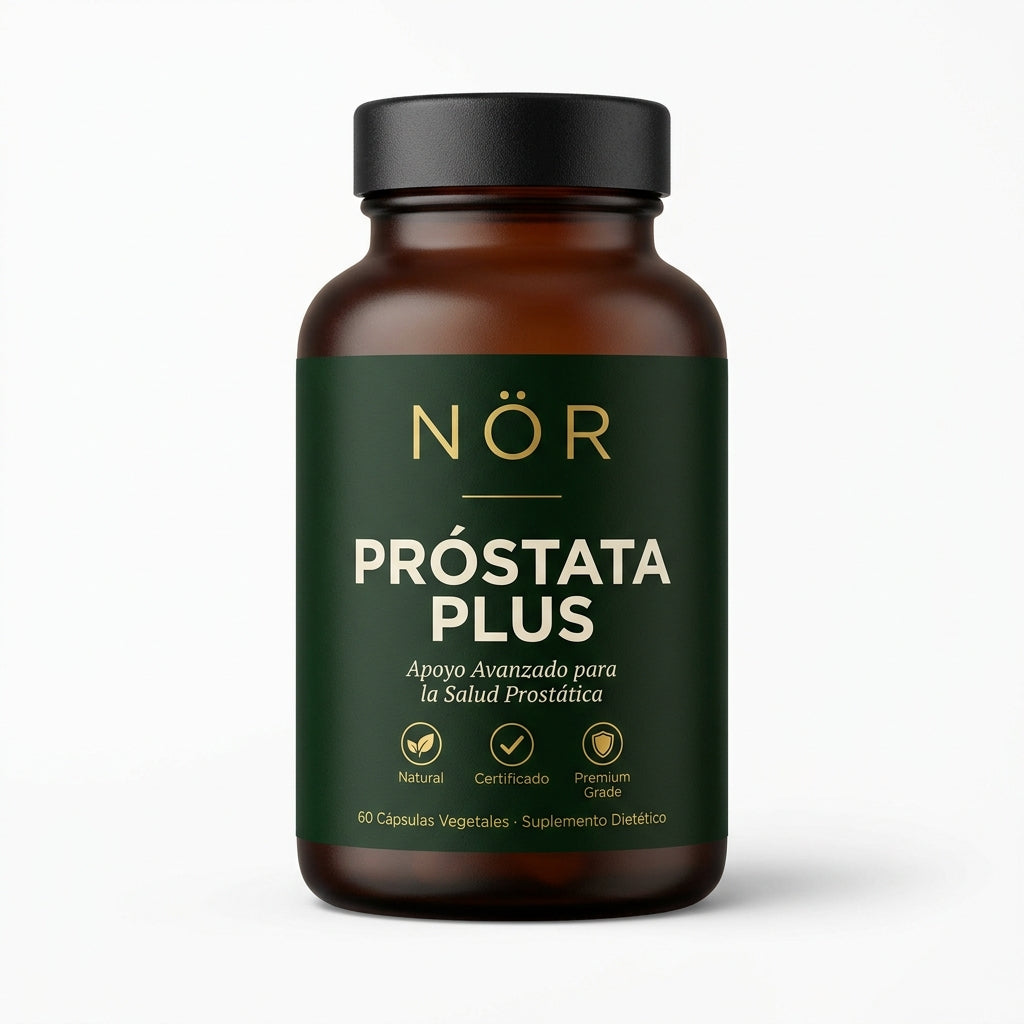 NÖR Próstata Plus — frasco premium 60 cápsulas